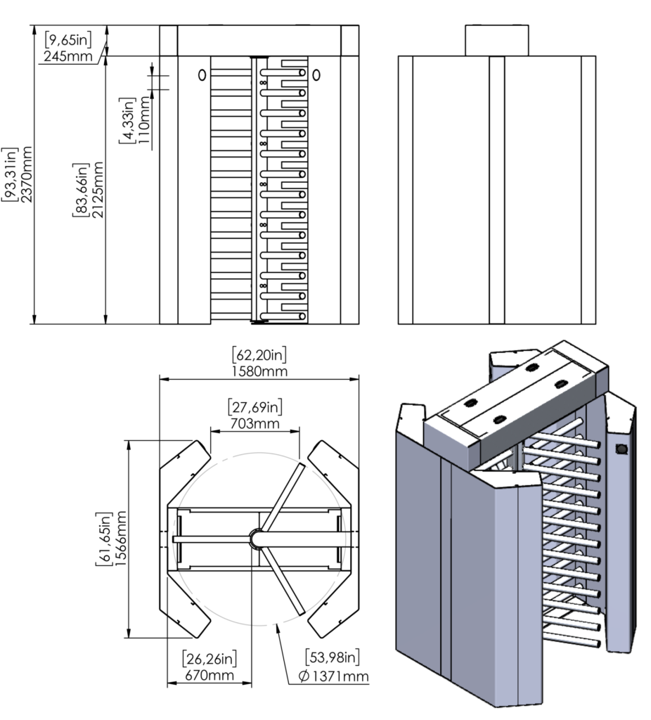 Teknik Çizim - MX-T 671 